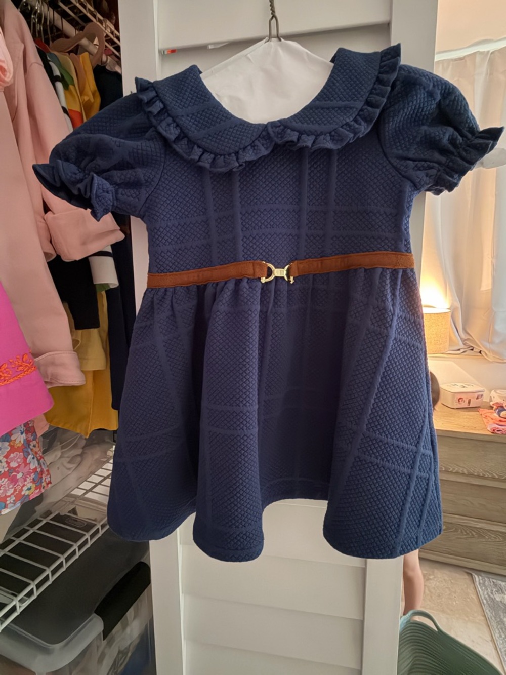 Janie and Jack Kids Dress Collection - Cream, Floral, Blue, Red - Picture 4 of 4
